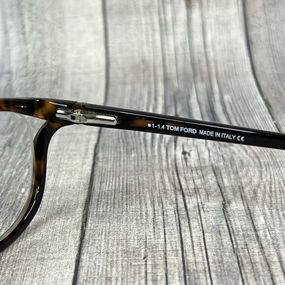 TOM FORD TF5280-056 Tortoise Eyeglasses Frame 53-17-135mm Cat Eye Made Italy